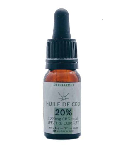 huile de cbd cbdissimo 20