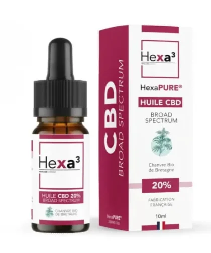 Huile CBD Broad Spectrum 20% - Hexa3