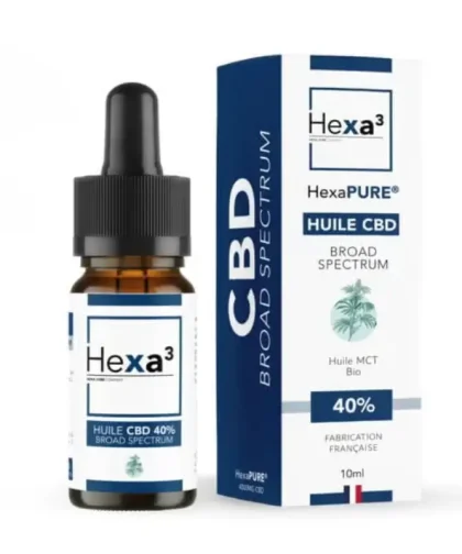 Huile CBD Broad Spectrum 40% - Hexa3