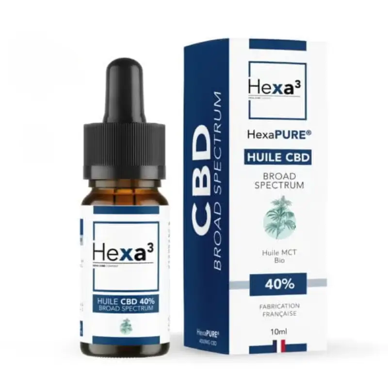 Huile CBD Broad Spectrum 40% - Hexa3